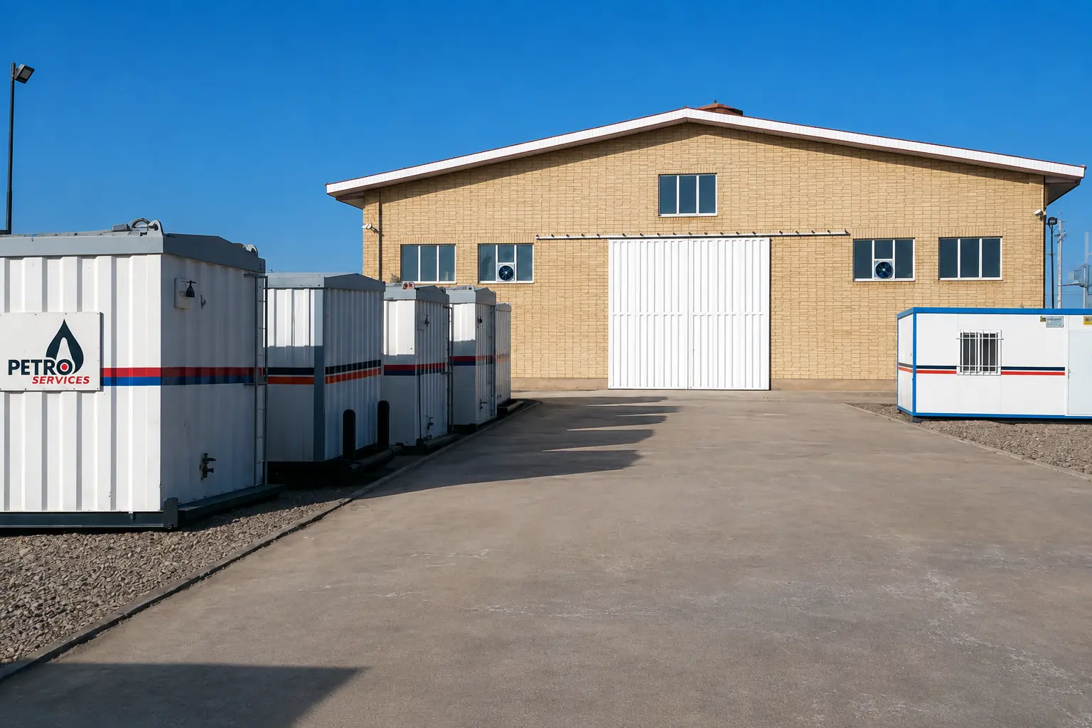 Petroservices operational yard in Ahvaz